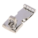 Maxbell Padlock Hasp Latch Hasp Lock Door Clasp for Fastening Doors Cabinets Boxes - Aladdin Shoppers
