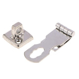 Maxbell Padlock Hasp Latch Hasp Lock Door Clasp for Fastening Doors Cabinets Boxes - Aladdin Shoppers