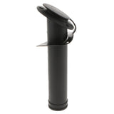 Maxbell Black Rod Holders with Drain, Flush Mount Fishing Rod Pole Holders, 30 Degree , With PVC Cap Cover - Aladdin Shoppers