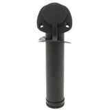 Maxbell Black Rod Holders with Drain, Flush Mount Fishing Rod Pole Holders, 30 Degree , With PVC Cap Cover - Aladdin Shoppers
