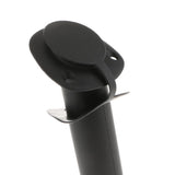 Maxbell Black Rod Holders with Drain, Flush Mount Fishing Rod Pole Holders, 30 Degree , With PVC Cap Cover - Aladdin Shoppers