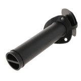 Maxbell Black Rod Holders with Drain, Flush Mount Fishing Rod Pole Holders, 30 Degree , With PVC Cap Cover - Aladdin Shoppers
