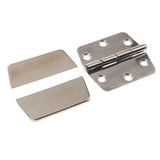 Stainless Steel Door Hinge with Cover for Boat Yacht 76.2mm x 76.6mm / 3.0 x 3.0 inch Marine Hardware - Aladdin Shoppers