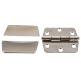 Stainless Steel Door Hinge with Cover for Boat Yacht 76.2mm x 76.6mm / 3.0 x 3.0 inch Marine Hardware - Aladdin Shoppers