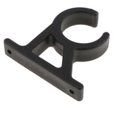 Black Nylon Boat Hook Clamp Holder Bracket Clip Durability 85x85mm Universal for Yatch Holder - Aladdin Shoppers