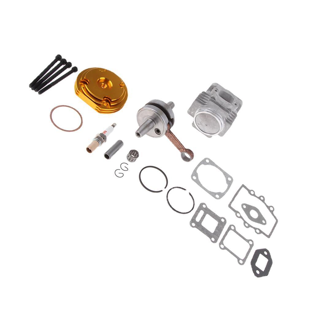 Maxbell Maxbell 44mm Big Bore Cylinder Shaft Piston Kit for 49cc Mini Dirt Pocket Bike ATV