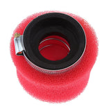 Motorcycle Sponge Air Filter Cleaner Red for Yamaha Kawasaki ATV Buggies Part (58mm) - Aladdin Shoppers