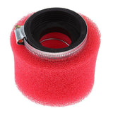 Motorcycle Sponge Air Filter Cleaner Red for Yamaha Kawasaki ATV Buggies Part (58mm) - Aladdin Shoppers