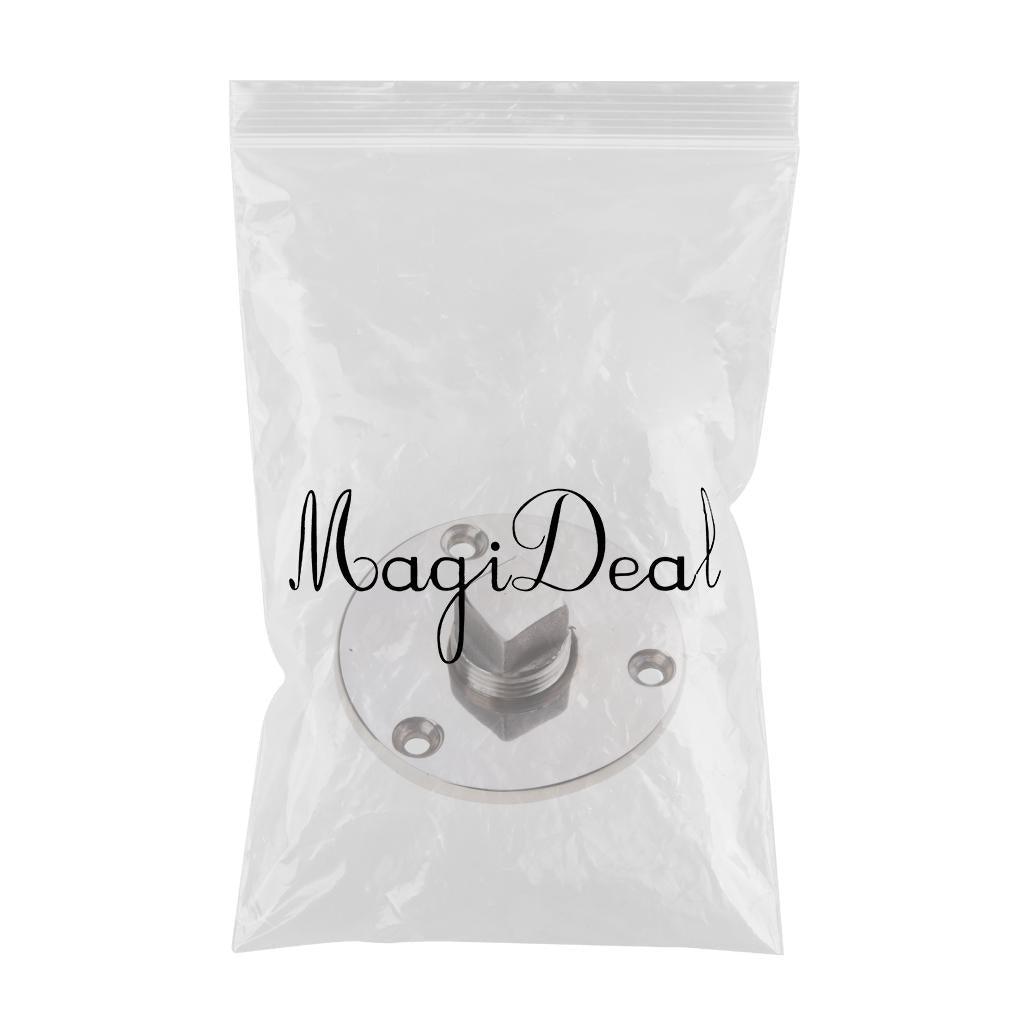 Maxbell Maxbell Stainless Steel Garboard Drain Plug Boat Fits 1 Inch Diameter Plumbing Kit