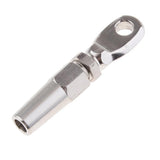 4MM Stainless Steel Wire Ropes Swageless Eye Terminal End Compression - Aladdin Shoppers