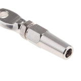 4MM Stainless Steel Wire Ropes Swageless Eye Terminal End Compression - Aladdin Shoppers