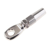 Maxbell 6MM Stainless Steel Wire Ropes Swageless Eye Terminal End Compression