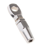 8MM Stainless Steel Wire Ropes Swageless Eye Terminal End Compression - Aladdin Shoppers