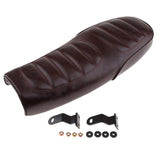 Maxbell 63cm Cafe Racer Vintage Seat Flat Style Cushion Brown - Aladdin Shoppers