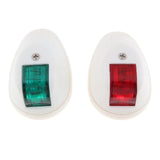 Marine Boat Yacht Red & Green LED Navigation Side Bow Lights White - Aladdin Shoppers