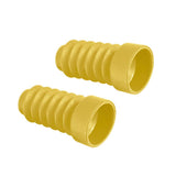 Maxbell 2xMotorcycle Rubber Fork Dust Cover Front Gaiters Boots For JOG50 JOG90 Yellow