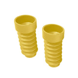 Maxbell 2xMotorcycle Rubber Fork Dust Cover Front Gaiters Boots For JOG50 JOG90 Yellow