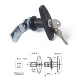 Maxbell Heavy Duty Garage Door Lock Outside T HANDLE Assembly Black - Aladdin Shoppers