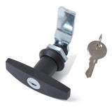 Maxbell Heavy Duty Garage Door Lock Outside T HANDLE Assembly Black - Aladdin Shoppers