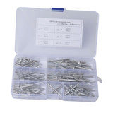 Aluminum Pop Rivets Flange Assortment Dome Head Blind Gap Qty 120pcs - Aladdin Shoppers