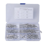 Aluminum Pop Rivets Flange Assortment Dome Head Blind Gap Qty 120pcs - Aladdin Shoppers
