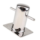 Polished Stainless Steel Mooring Cleat Single Cross Bollard Water Resistance for Boat Yacht - Aladdin Shoppers