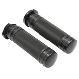 25mm Rubber Motorcycle Handlebar Hand Grips for Harley Sportster Black