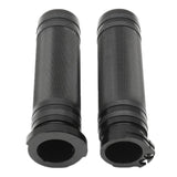 25mm Rubber Motorcycle Handlebar Hand Grips for Harley Sportster Black