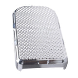 Maxbell Maxbell Silver Motorcycle Brake Pedal Pad for Harley Motorbike CNC-machined Billet Aluminium Foot Pedal Pads Covers Anti-Slip