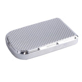 Silver Motorcycle Brake Pedal Pad for Harley Motorbike CNC-machined Billet Aluminium Foot Pedal Pads Covers Anti-Slip - Aladdin Shoppers