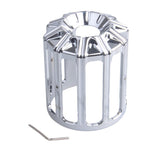Chrome Motorcycle Aluminum Alloy Oil Filter Cover Grille Styling for Harley - Aladdin Shoppers