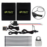 12V 3 Stage Ultra-thin 7/8 Inch Motorbike Handlebar Heated Grips Warmer Sleeves Non-slip Removable - Aladdin Shoppers