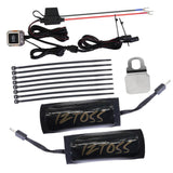 12V 3 Stage Ultra-thin 7/8 Inch Motorbike Handlebar Heated Grips Warmer Sleeves Non-slip Removable - Aladdin Shoppers