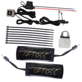 12V 3 Stage Ultra-thin 7/8 Inch Motorbike Handlebar Heated Grips Warmer Sleeves Non-slip Removable - Aladdin Shoppers