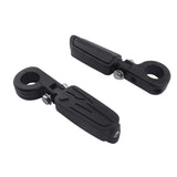 1 1/4 inch Black Motorcycle Engine Guard Highway Foot Pegs Footpeg For Harley - Aladdin Shoppers