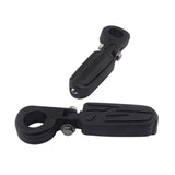 1 1/4 inch Black Motorcycle Engine Guard Highway Foot Pegs Footpeg For Harley - Aladdin Shoppers
