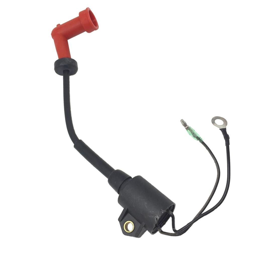 Ignition Coil for Rubber Cap for Yamaha Parsun Outboard 9.9HP 15HP 2-Stroke