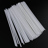 72Pieces Universal Motocross Wheel Rim Spoke Wraps Skins Cover White