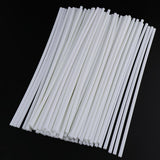 72Pieces Universal Motocross Wheel Rim Spoke Wraps Skins Cover White