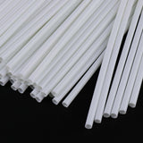 72Pieces Universal Motocross Wheel Rim Spoke Wraps Skins Cover White