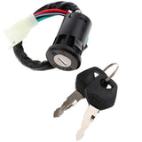 Maxbell 3xMotorcycle Electric Ignition Switch Key for Honda CG125 ZJ125 Motorbike ATV