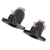 1 Pair Carburetor Intake Flange Boot Set for Yamaha V Star XVS650 XVS400