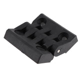 Adjustable Torque Position Control Hinge with Holes 2.52 x 2.52 inch, ABS Plastic