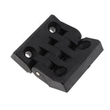 Adjustable Torque Position Control Hinge with Holes 2.52 x 2.52 inch, ABS Plastic