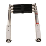 3-Step Stainless Steel Telescoping Boat Ladder for Yacht/Swimming Pool