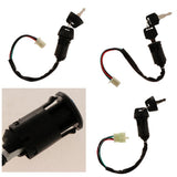 Maxbell 4xIgnition Key Switch Lock Electric 4 Wire 2 Key for Motorcycle ATV A Type