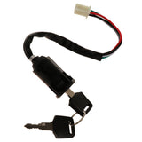 Maxbell 3xIgnition Key Switch Lock Electric 4 Wire 2 Key for Motorcycle ATV A Type