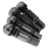 Maxbell 4x4 Pcs Car Tubeless Wheel Dust Caps Tire Valve Stems Gray