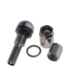 Maxbell 4x4 Pcs Car Tubeless Wheel Dust Caps Tire Valve Stems Gray