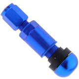 Maxbell 2x4 Pcs Car Tubeless Wheel Dust Caps Tire Valve Stems Blue + Black
